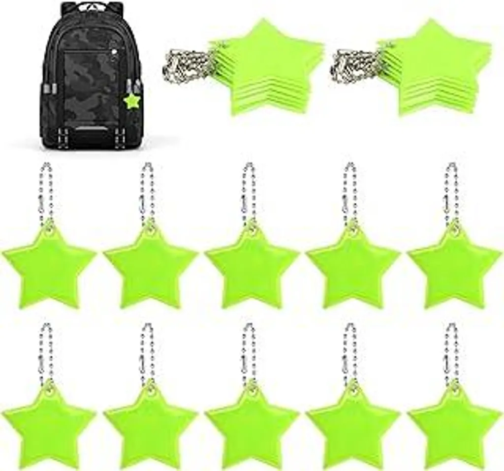 5 Pezzi Riflettori Magnetici, Magneti Riflettenti a Clip, Clip Riflettenti Catarifrangenti di Sicurezza per Bambini, Cani, Giacca, Zaino, Jogging, Bicicletta