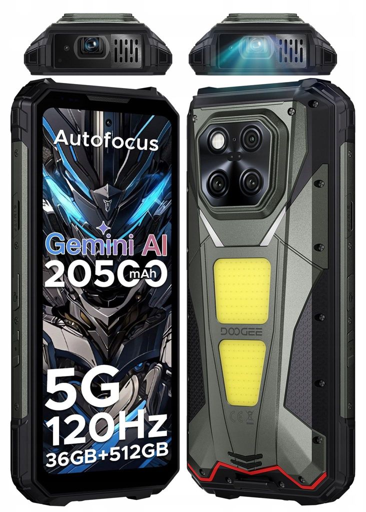Smartfon DOOGEE V Max Play VIP Edition 16+20 / 512 GB 5G Zdjęcie produktu 