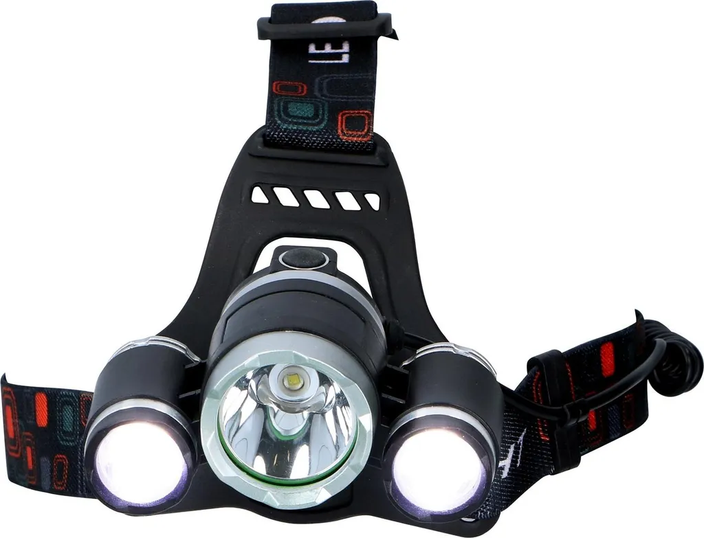 Lampe frontale orientable à intensité variable avec 3 spots LED - 2