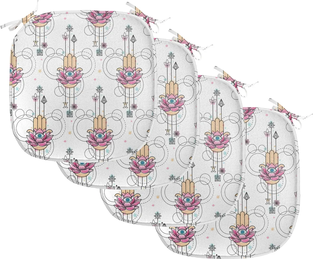 Cuscini Arredo Etnici Hamsa | ABAKUHAUS Set 4 Cuscini Impermeabili