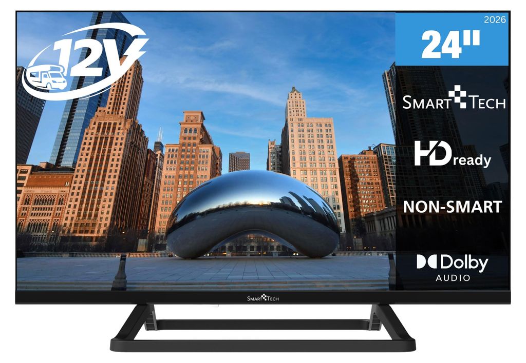 Smart Tech 32HN01V3 24 Zoll Fernseher LED TV HD-ready mit Produktbild 