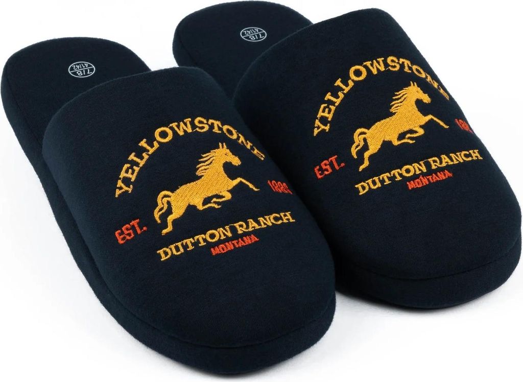 Yellowstone - Pánske papuče, Logo NS7400 (40,5 EU - 42 EU) Obrázok produktu 