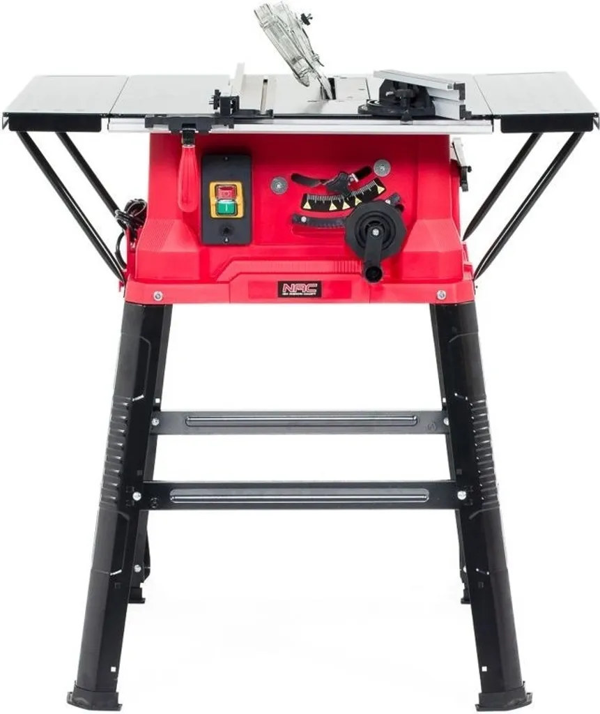 Scie circulaire NAC pour menuisier 2000W table 254mm, 4 lames, usage intensif