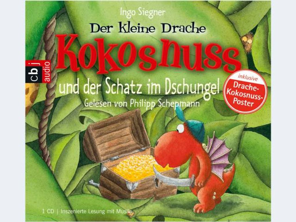 Kokosnuss CD #11 Schatz im Dschungel mit Poster