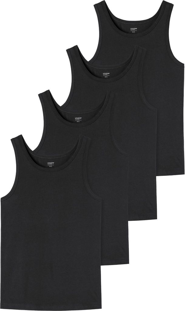 UNCOVER by SCHIESSER Herren Unterhemd 4er Pack - Serie Produktbild 