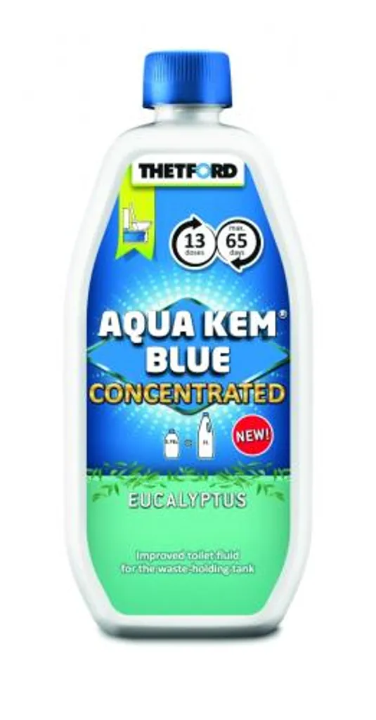 Additif liquide WC chimique pour camping-car Aqua Kem Blue Eucalyptus
