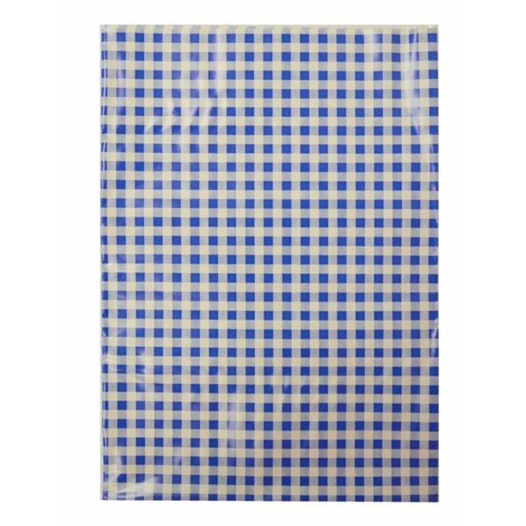 Tischtuch für die Schulbank 65x45 cm blau-weiße Würfel