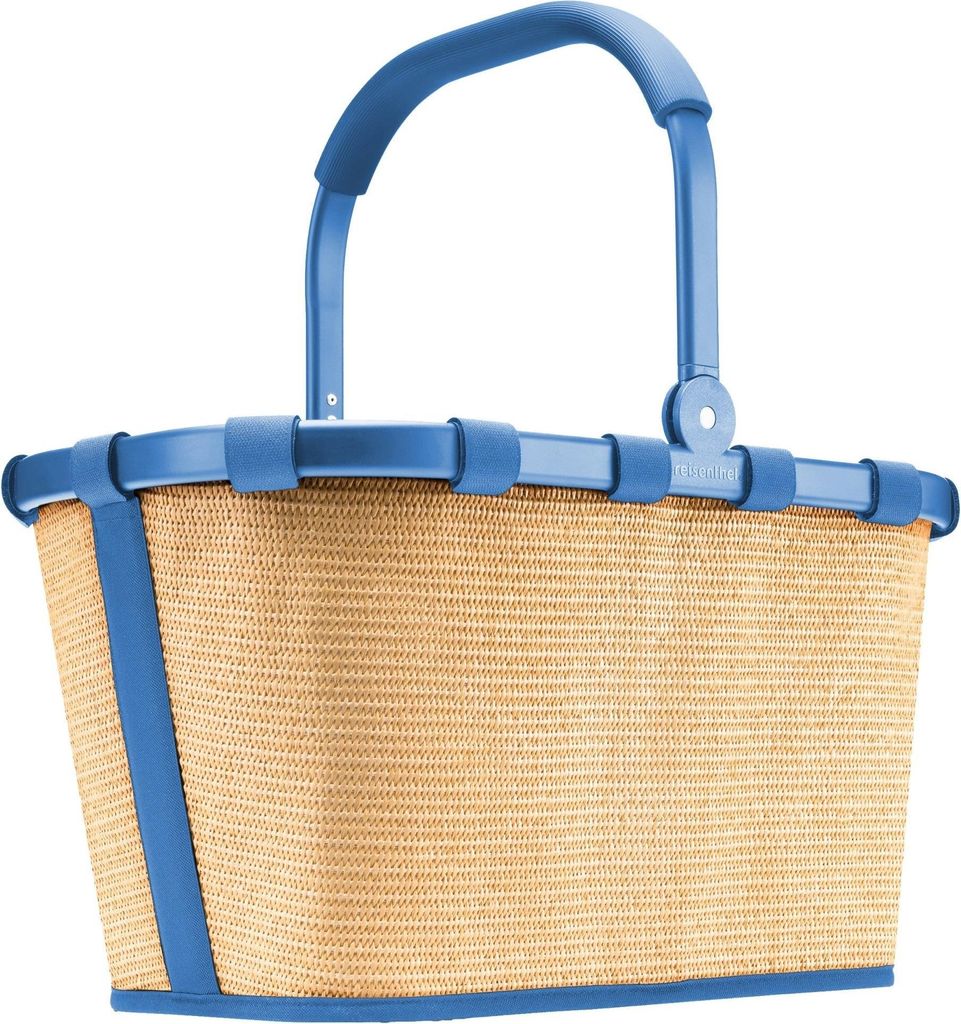 reisenthel carrybag Einkaufskorb frame Raffia Blue BK4122 Produktbild 