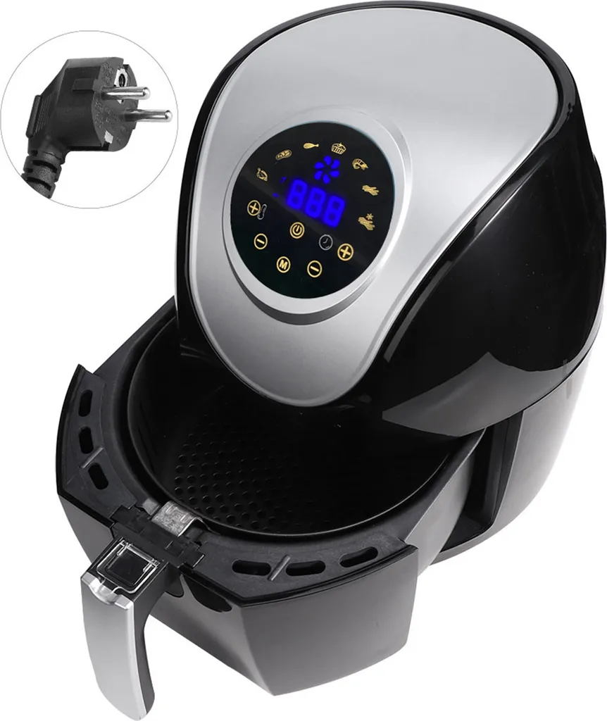 Friteuse à air 3,5L Smart Touch Screen avec four sans fumée 220V UE