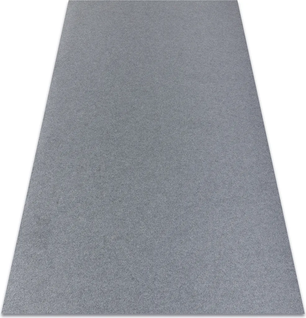 Grand tapis de salon antidérapant gris mélangé RUMBA 200x350 cm