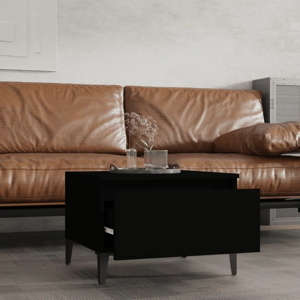 Tavolino Nero Best Möbel Cloris 50cm | Wood Design per Small Spaces