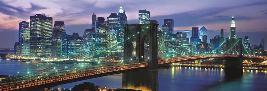 Clementoni Puzzle New York Panorama - 1000 Teile - Erwachsene
