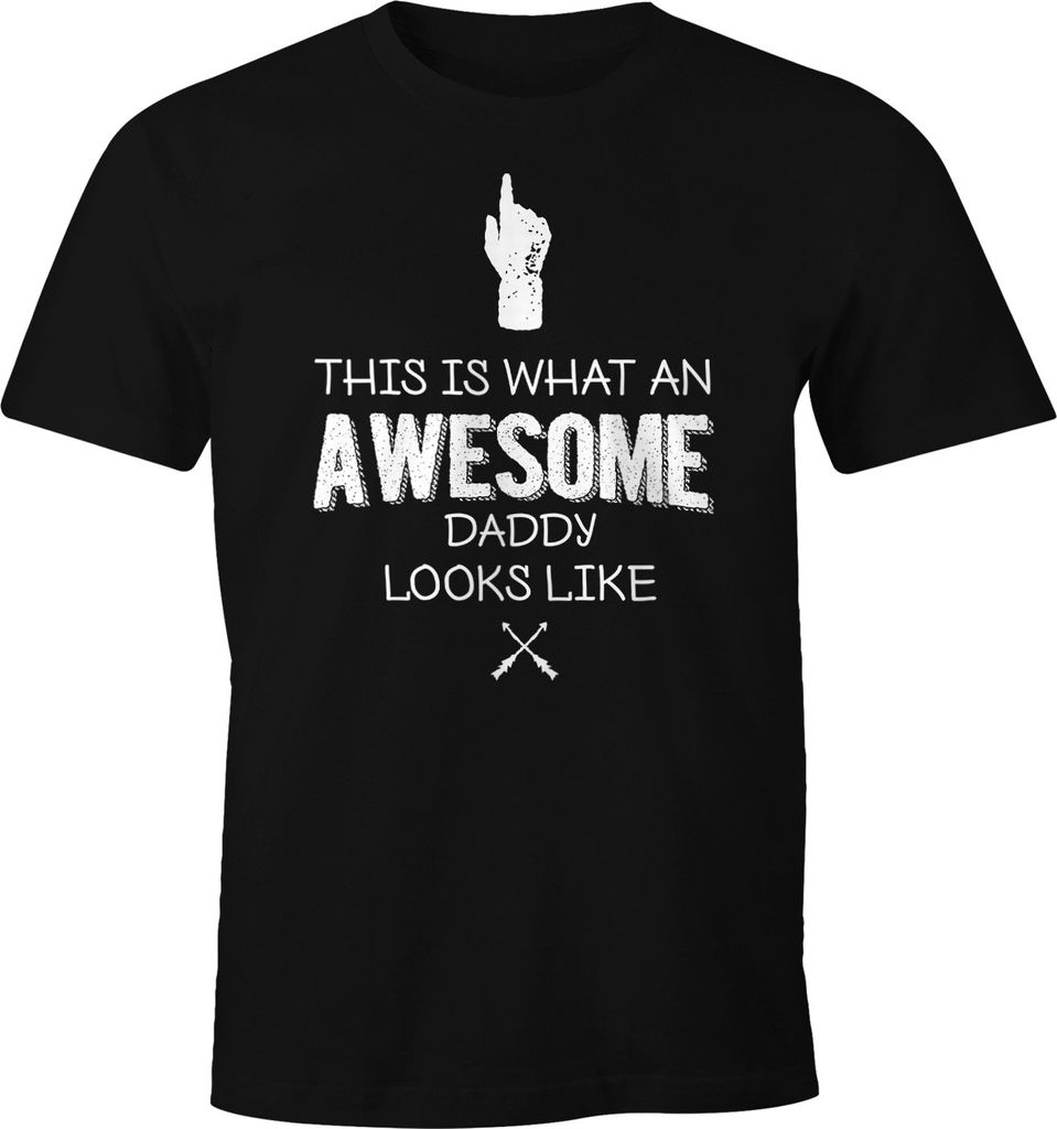 Herren T-Shirt This is what an awesome Dad looks like Fun-Shirt Moonworks L