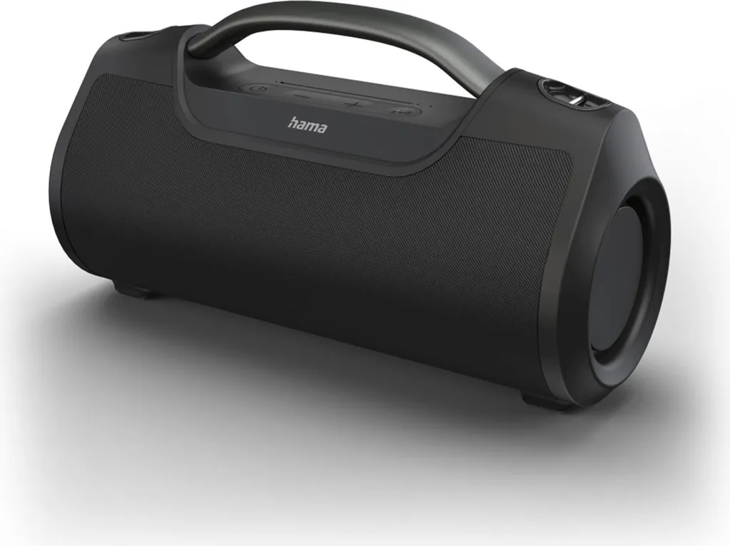Hama SoundBarrel : Enceinte Bluetooth Étanche Noir pour un Son sans Limite