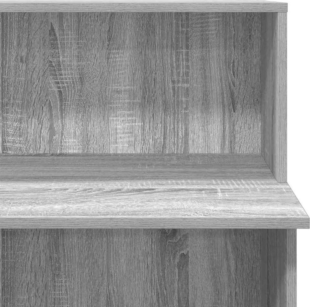Banco Reception Grigio Sonoma 100cm - Bancone Cassa per Negozio - 8