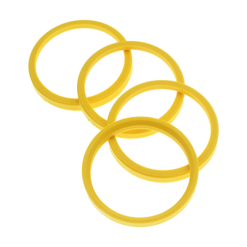 ABSOPRO Radnaben-Zentrierringe 73,1mm Auf 65,1mm - Alu Set 4 Stück Blau