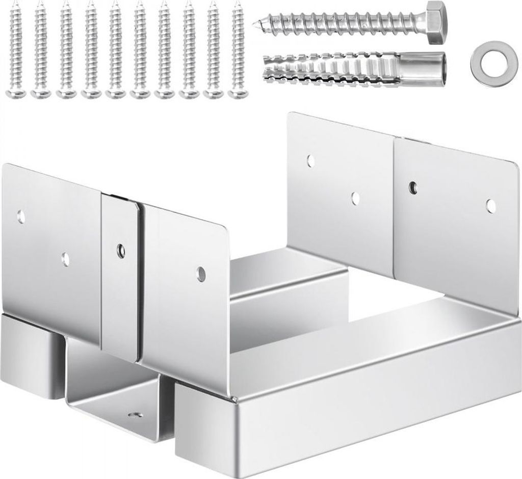 Pfostenträger Innenmaß 139,5x141,5mm 10x - für 139,7x139,7/139,7x152,4mm - Pfostenträger Online Kaufen
