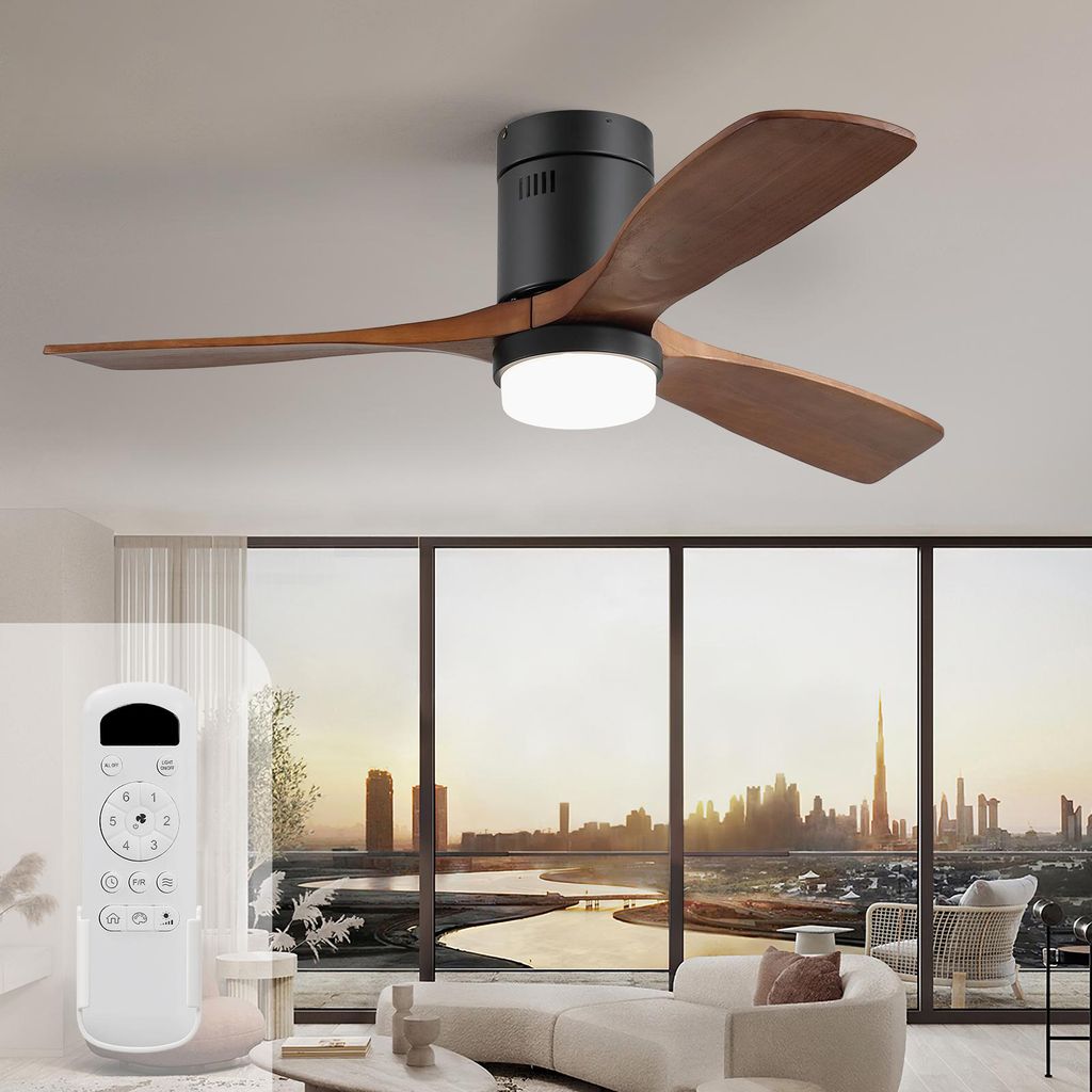Sofucor Deckenventilator, DC, 132 cm, 3 Flügel aus mit Produktbild 