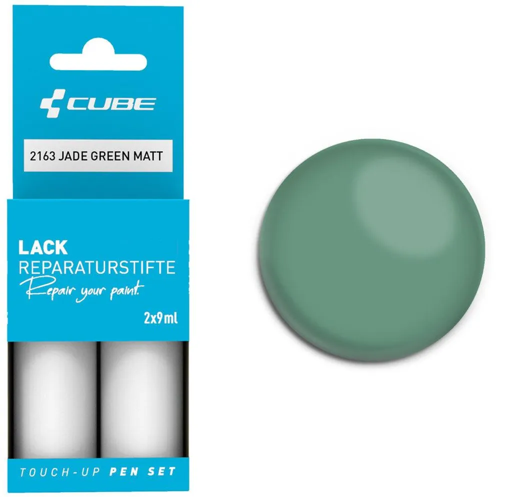 Peinture de retouche automobile Cube vert jade mat en pack complet