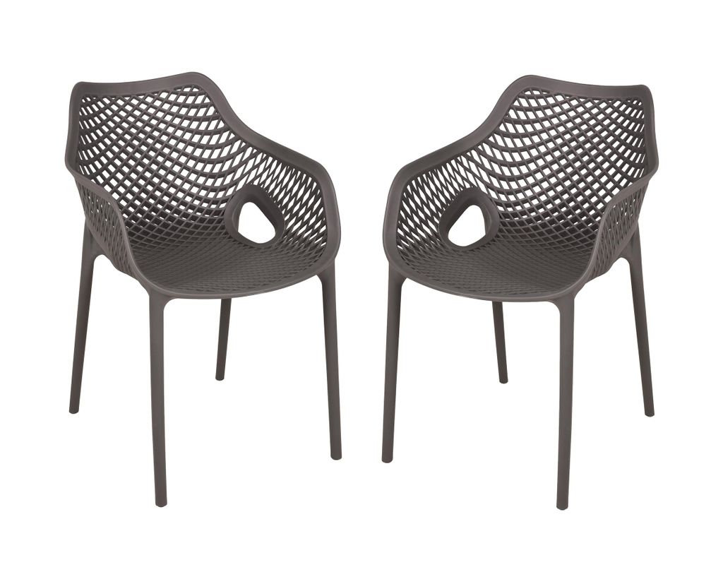 Stuhl LAURIA, anthrazit, 2er Set Produktbild 