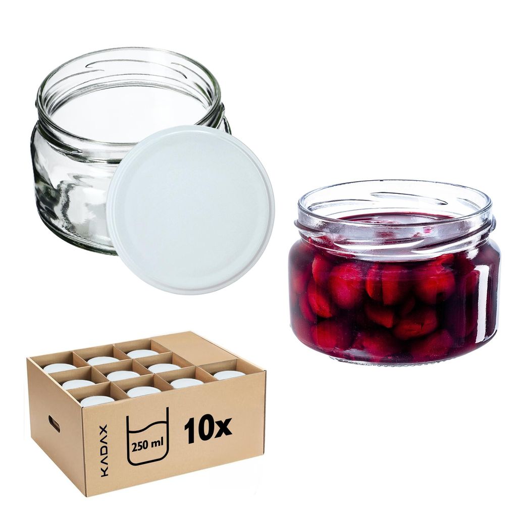 KADAX malé zaváracie poháre 250 ml, poháre na džem s Obrázok produktu 