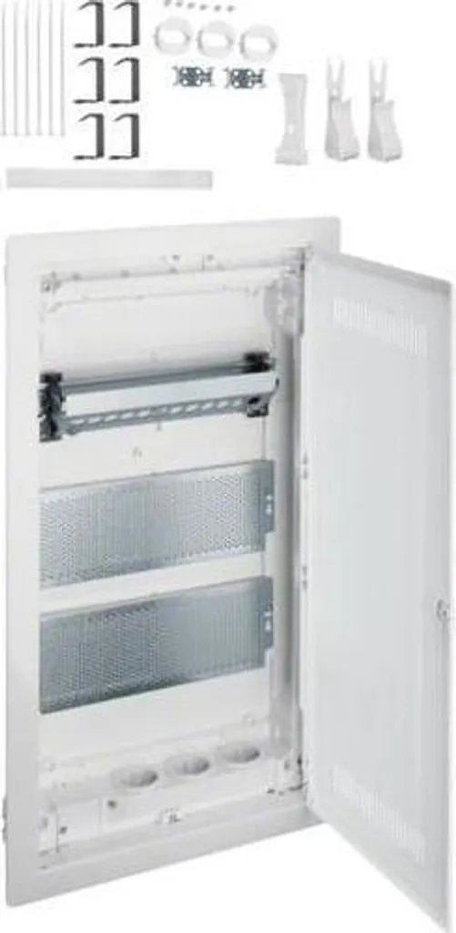 Porte pleine IP30 Hager VU36WWH pour tableau électrique Volta 36 modules
