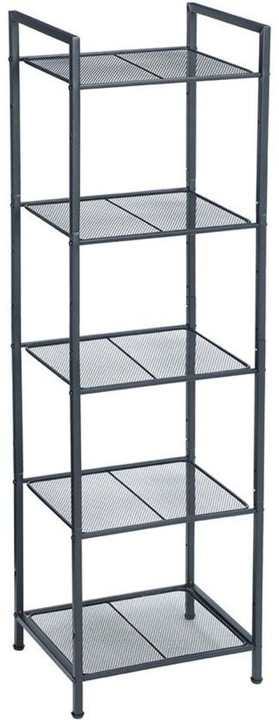 Badezimmeregal 5 Etagen 128cm hoch Metall