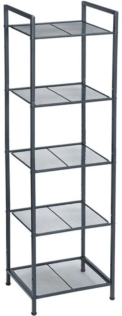 Organisateur de salle de bain gain de place 5 étages en métal 128 cm