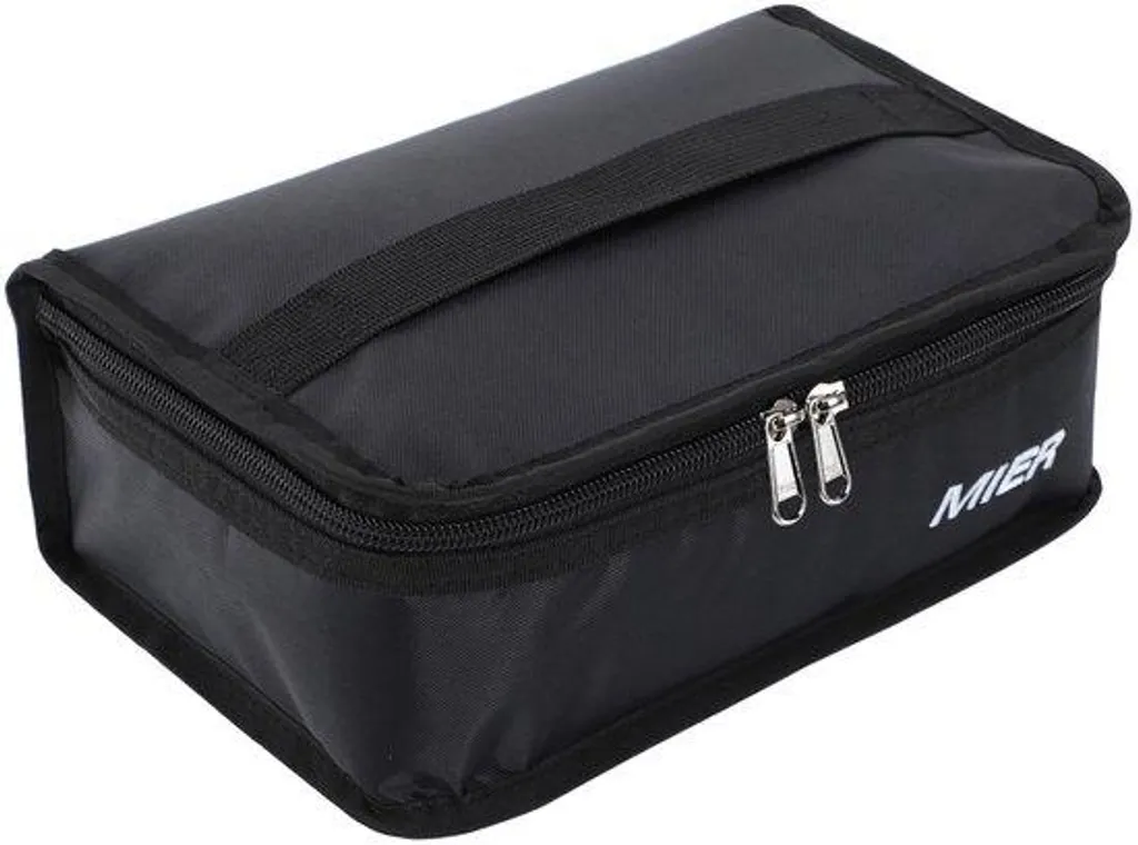Sac Isotherme 3,5L Noir : Gardez votre Repas Frais sans Encombrement