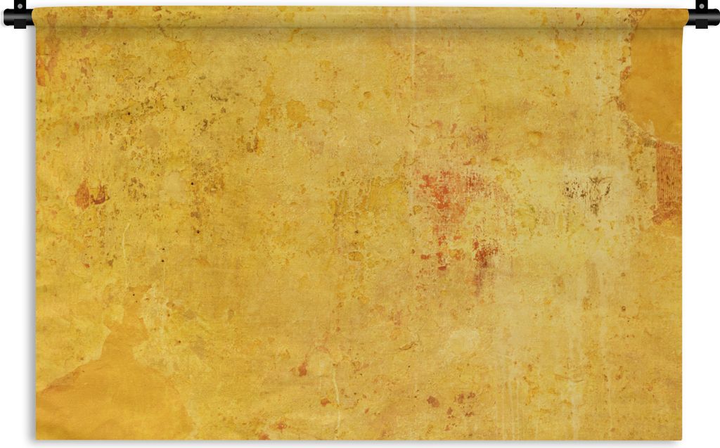 MuchoWow Wandteppich Wandbehang Wand - Gelb - Stein 120x80 cm Tapisserie Dekoration Wandtuch - Wanddekorationen - Wandtücher