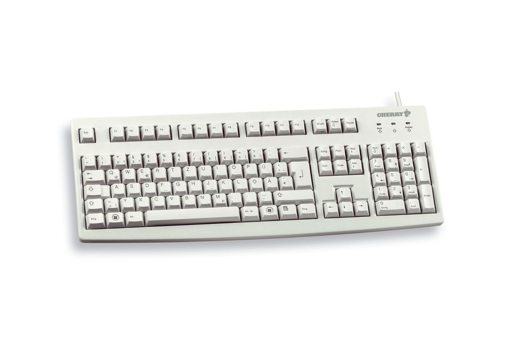 CHERRY G83-6105 Tastatur Universal USB QWERTZ Deutsch Grau Produktbild 