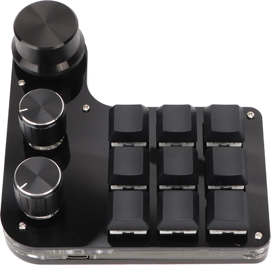 Mini clavier gaming et bureautique programmable pour macros et médias
