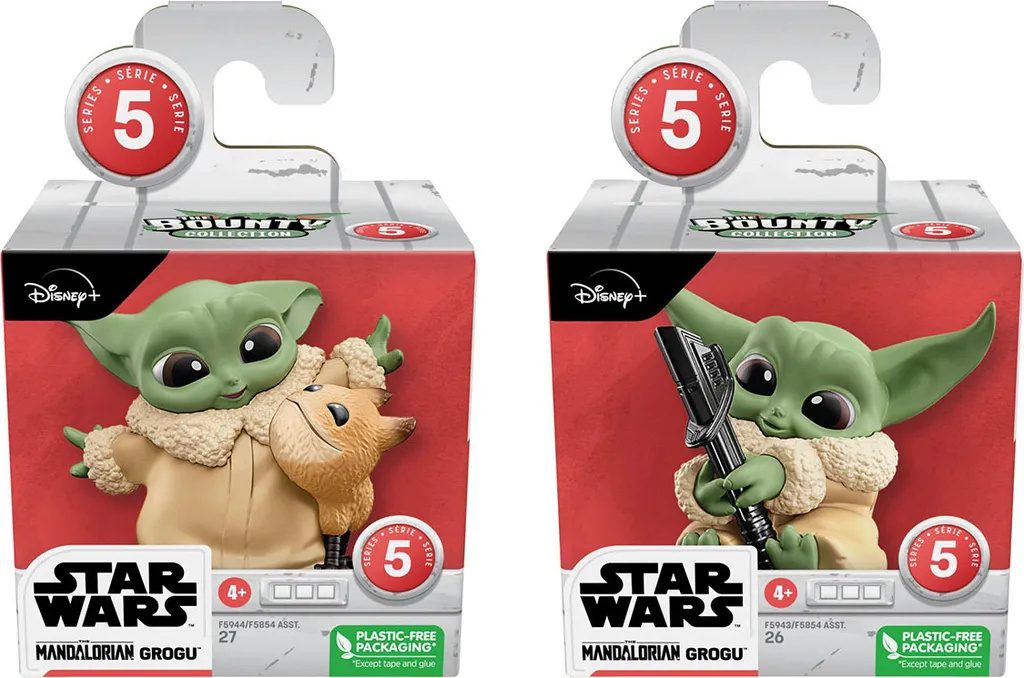 Cadeau Star Wars : Lot 2 Figurines Grogu pour Collectionneur Mandalorian