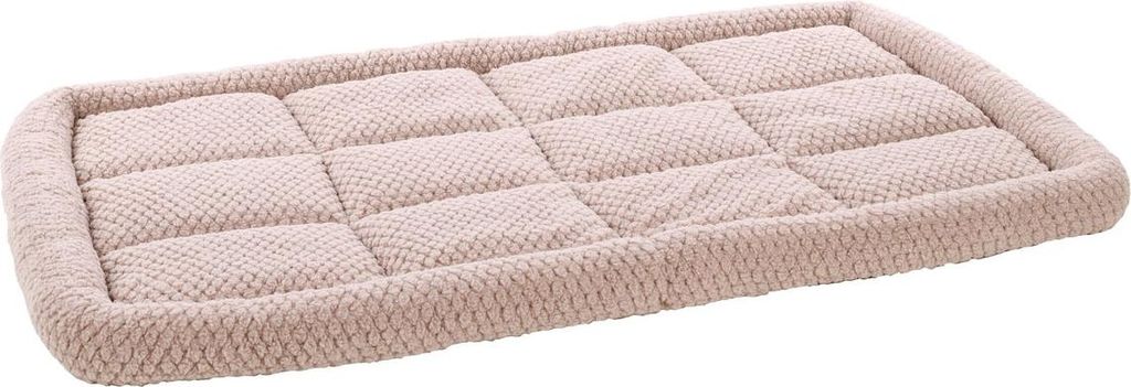 Flamingo Kissen Jacquard rechteckig flach mit Rand taupe, Maße: 116x 69 x 8 cm