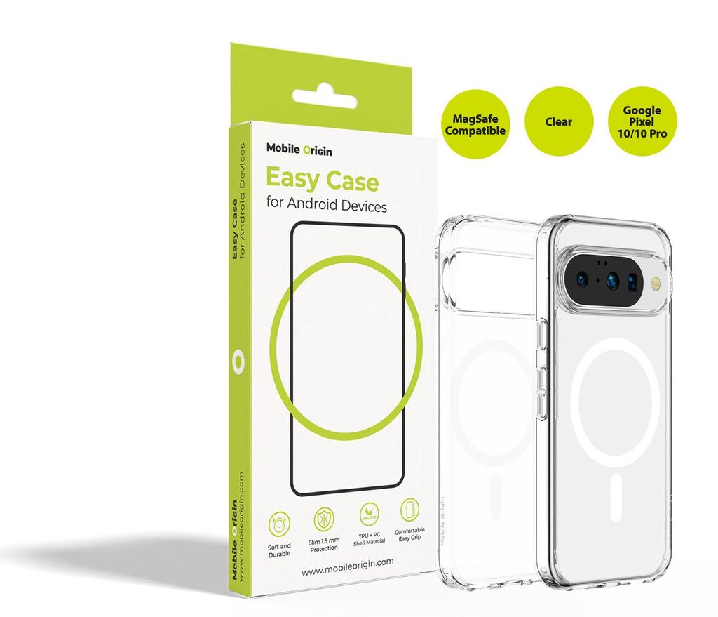 Mobile Origin MO-HYCL-GP10PRO, Cover, Google, Pixel 10 / Google Pixel 10 Pro, 16 cm (6.3"), Transparent
