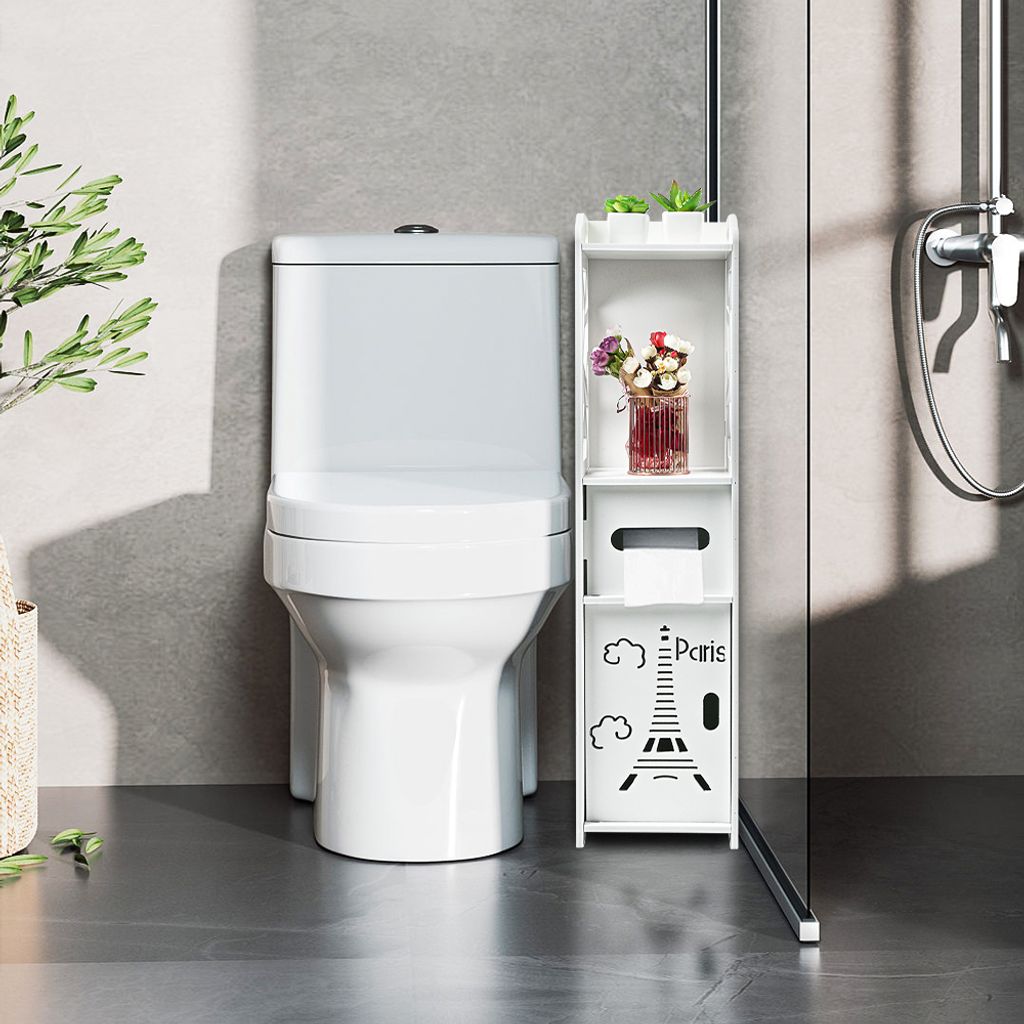 Dhouse Badezimmerschrank Schmal - Wasserdichter Badschrank Mit Regal