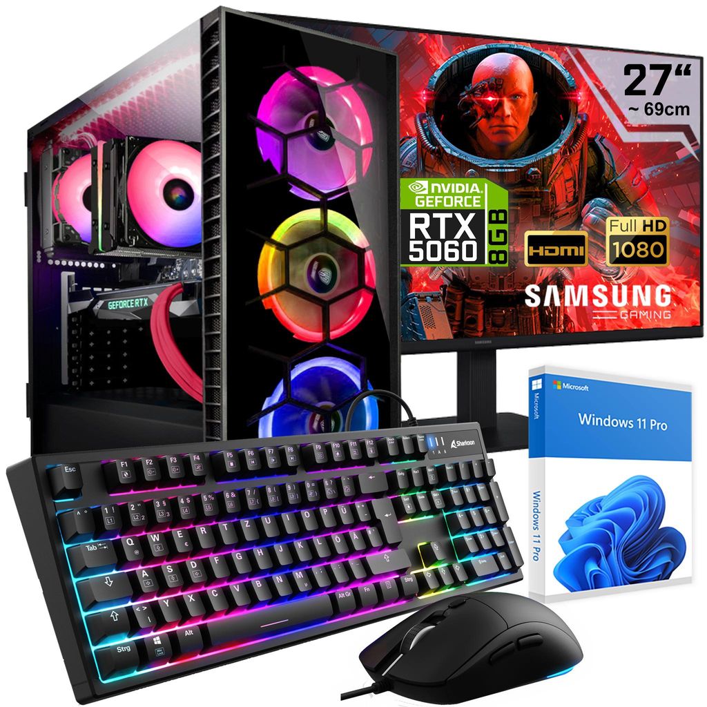 KRAFTPC Gaming PC Komplett Set Intel Core i9 12900KF - Produktbild 