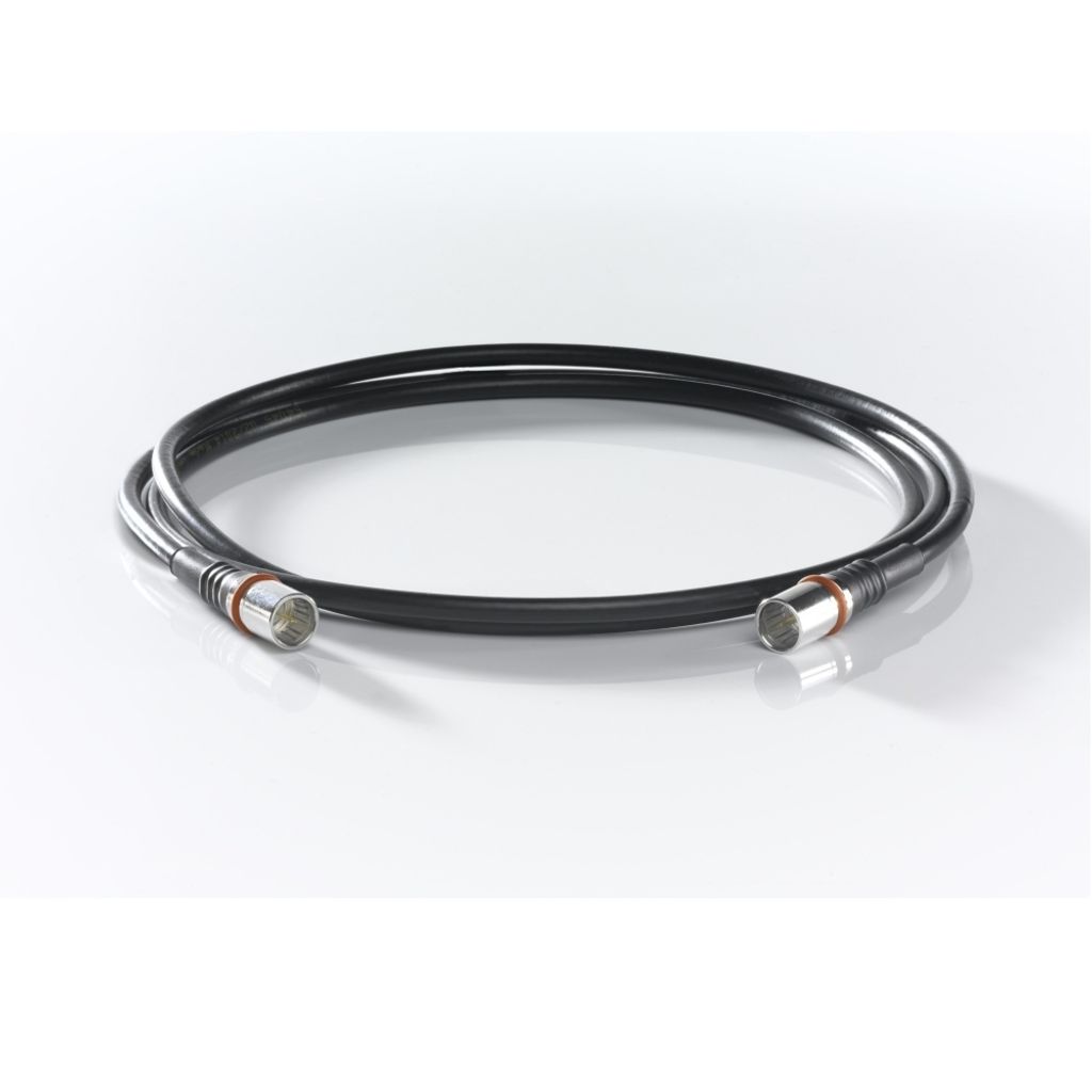 WISI Patchkabel schwarz 1,5m DS50U0150 F-Quick/F-Quick