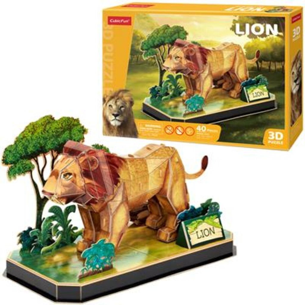 Cubic Fun 3D-Puzzle „Löwe“ Produktbild 