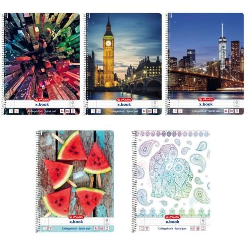 Herlitz 11086188, A4, 80 Blätter, 70 g/m², Universal