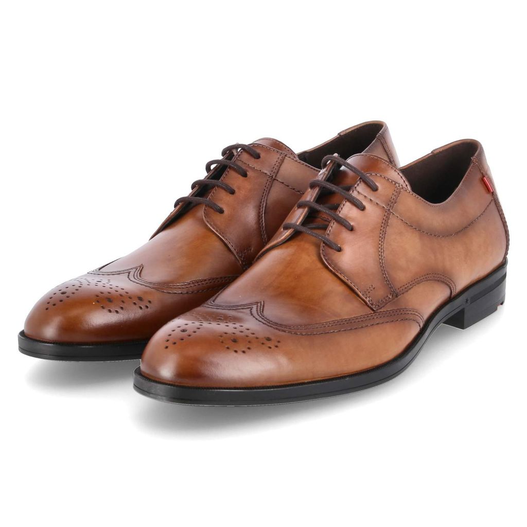 LLOYD FARLEY Halbschuhe in Übergrößen Braun 24-558-03 große Herrenschuhe, Größe:47
