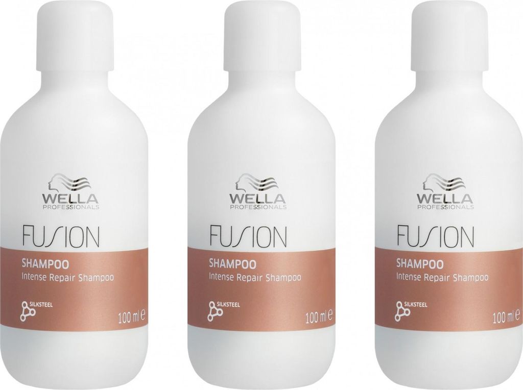 Fusion Intense Repair Shampoo 3x100 ml