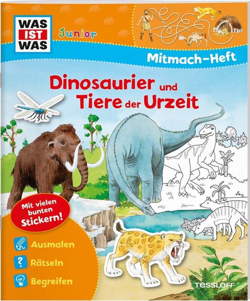 WIW Mitmach-Heft. Dinosaurier und Tiere