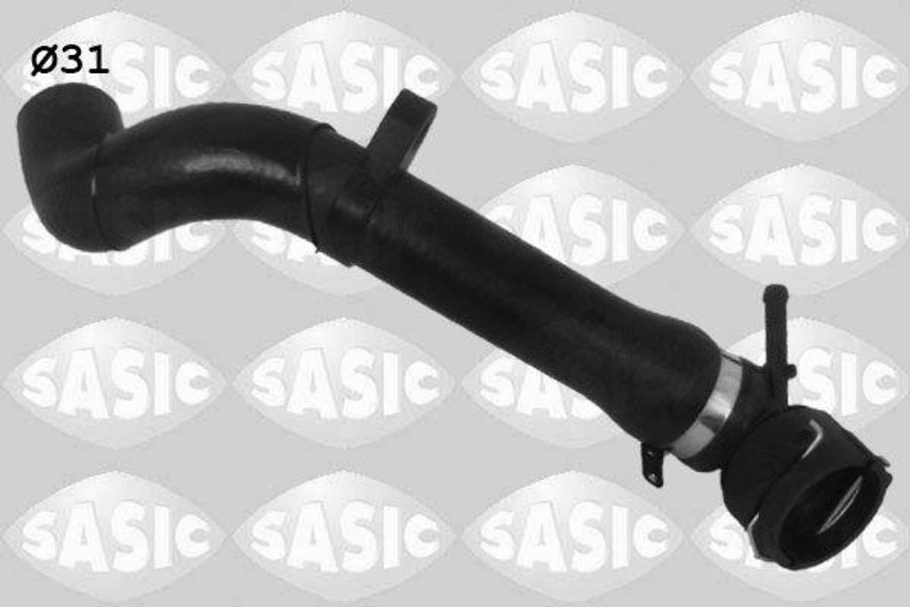 SASIC 3406240 Kühlerschlauch OE 6Q0122101AQ kompatibel mit Polo 9N, Fox, Fabia, Ibiza, Cordoba