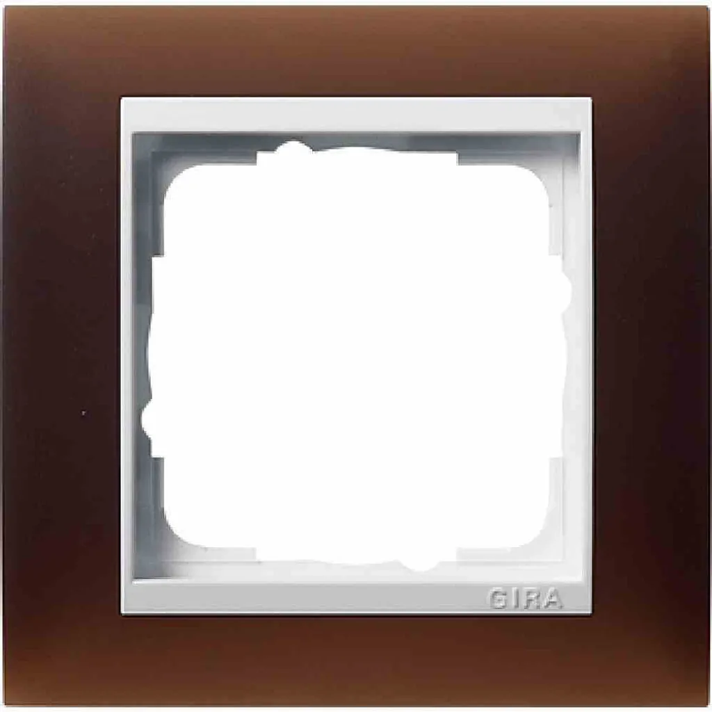 Gira Event 0211331 Cadre de finition 1 poste opaque brun pour rws