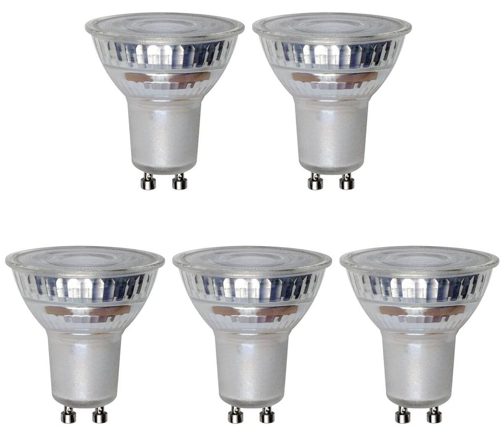SPL GU10 LED Spot Lampe MR16 5,2W 3000K Warmweiß Dimmbar 5 Stück