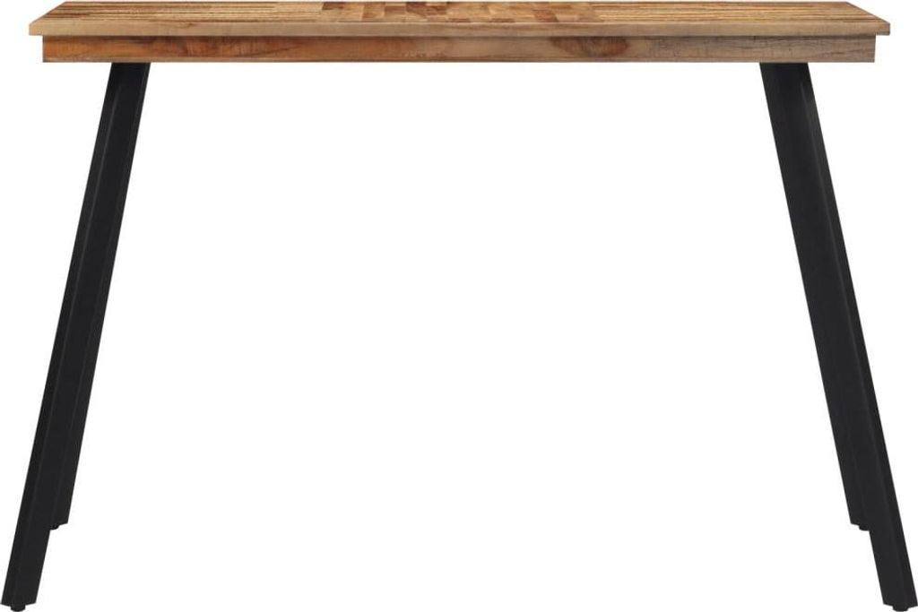 vidaXL Esstisch 120x62x76 cm Massivholz Teak