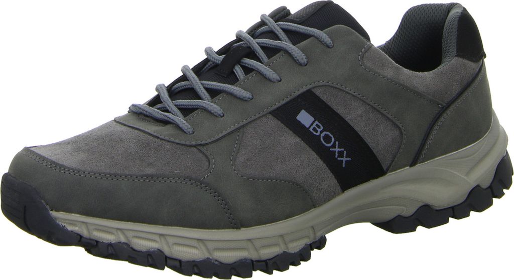 BOXX Herren-Schnürhalbschuh Grau, Farbe:grau, EU Größe:45
