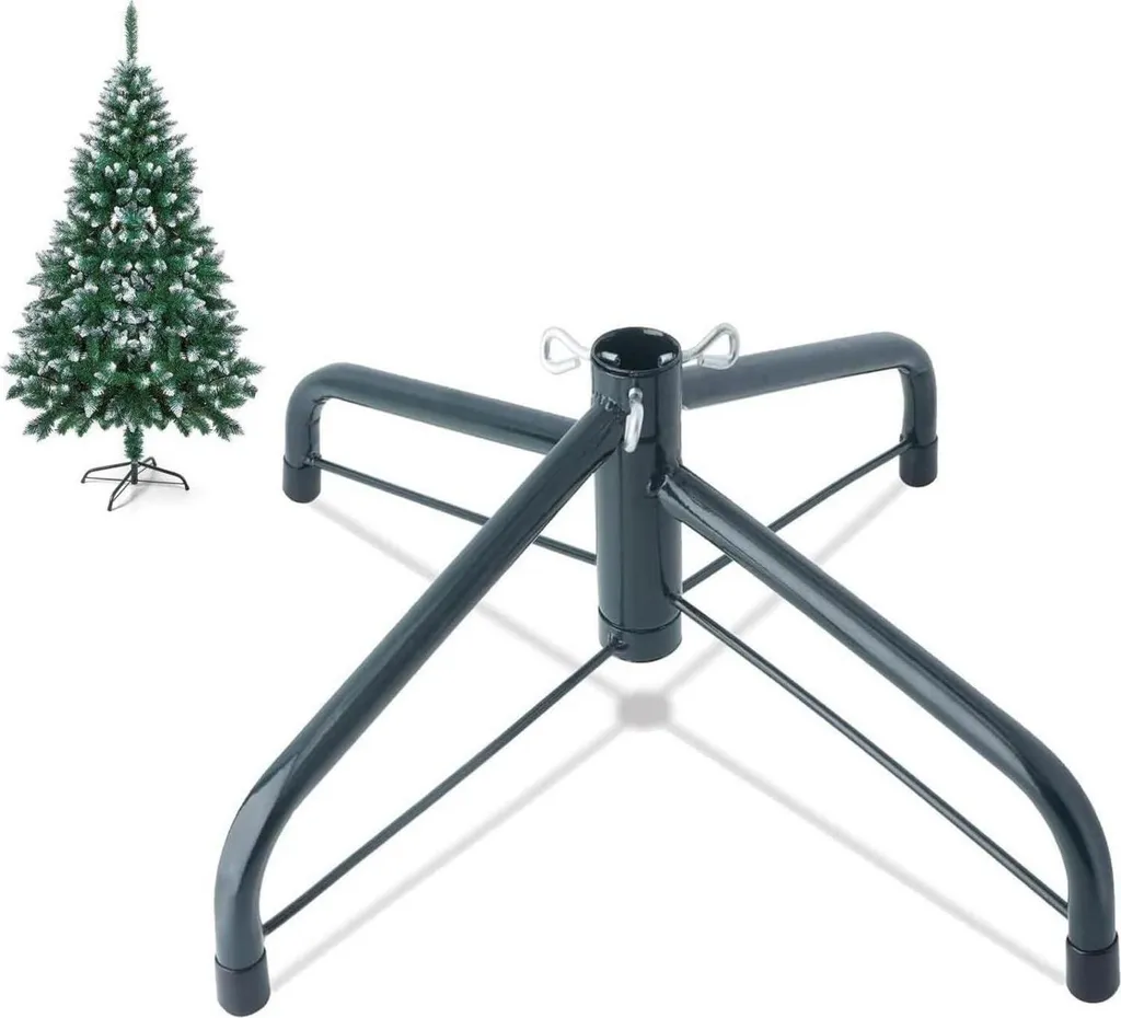 Fini les sapins qui tombent ! Support en fer 42cm ultra stable