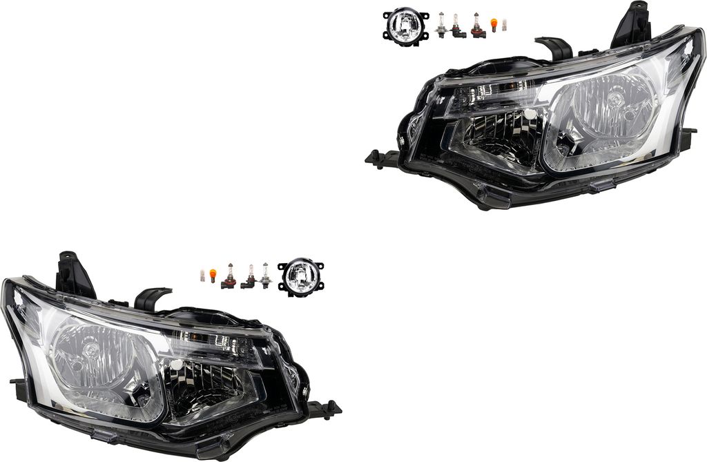 Johns, Scheinwerfer Osram Night Breaker Laser Satz passend für Mitsubishi Outlander 8321A365 6208V6 A4158200356 84503FJ000 1826337 E3B515B243AA 41582